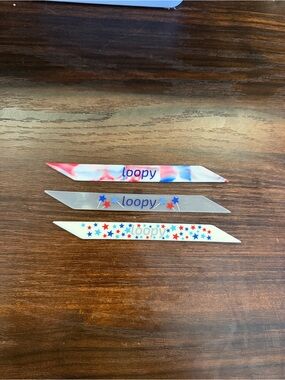 Loopy Case Red White Blue Patriotic Decorative Loops - Set of 3